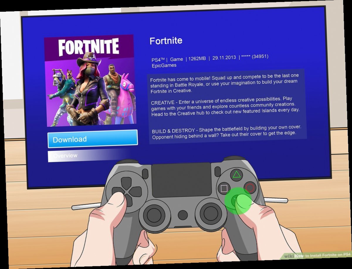wikihow how to download fortnite on ps4 / Twitter