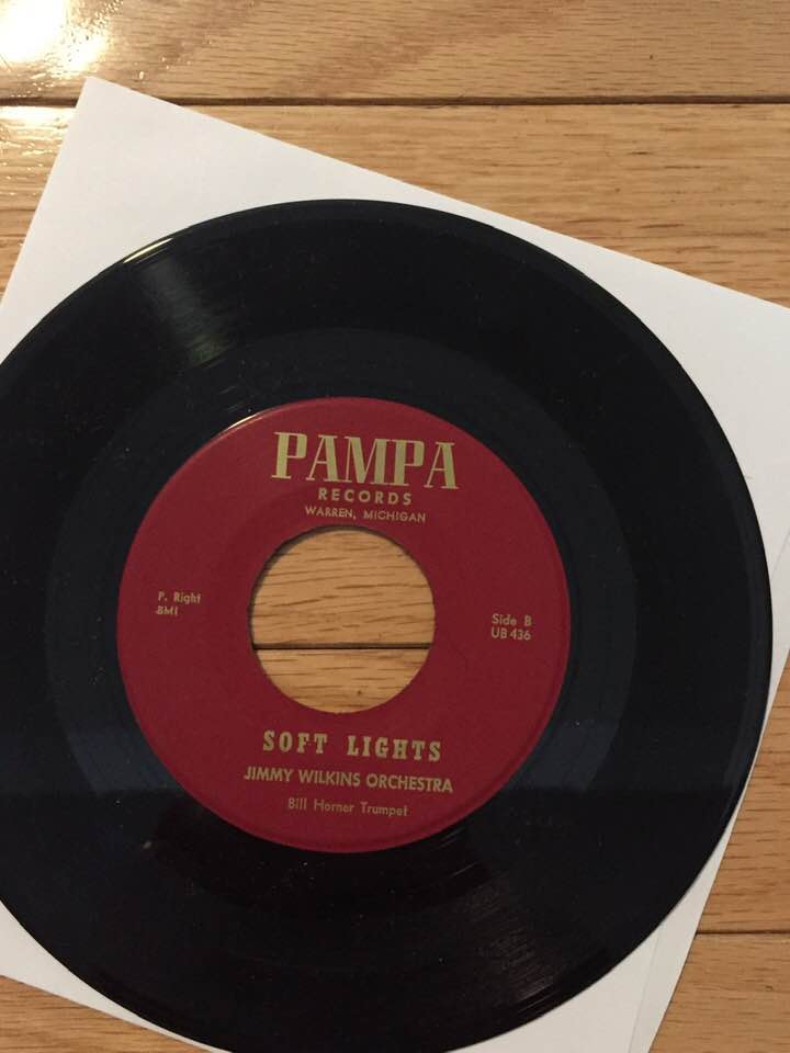 8 In the mid ‘60s, Wilkins recorded two 45s (four sides) for the Pampa label based in Warren, Michigan. The one I found Monday is the first of these. It’s in excellent condition. Here's a photo of the B side.