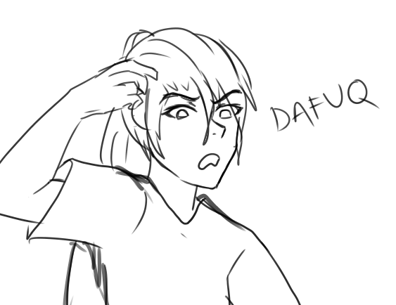 I can't even draw properly with the amount I'm shaking from laughter, I'm officially dying from watching 10chous sims stream, the ↙↙↙ was too strong....ugh 