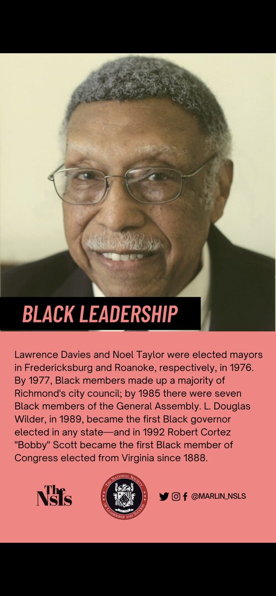 marlin_nsls's tweet photo. We here at the VWU Chapter of @theNSLS love to celebrate Black History! We don’t just celebrate it for one month, we celebrate year-round! We love seeing leadership and accomplishments! 

#thensls #blackhistorymonth #blacklivesmatter #representationmatters #blackleadership https://t.co/uLD2YrrmJE