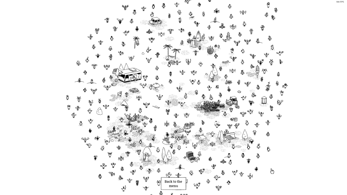 2021 Completion #20: Hidden Folks

I found out they added more levels so I had to go back and make sure I found everything.

It is 1:30 AM and I have indeed, found everything.

Thank you <a href="/AdriaandeJongh/">Adriaan de Jongh</a> for making such a fun game!