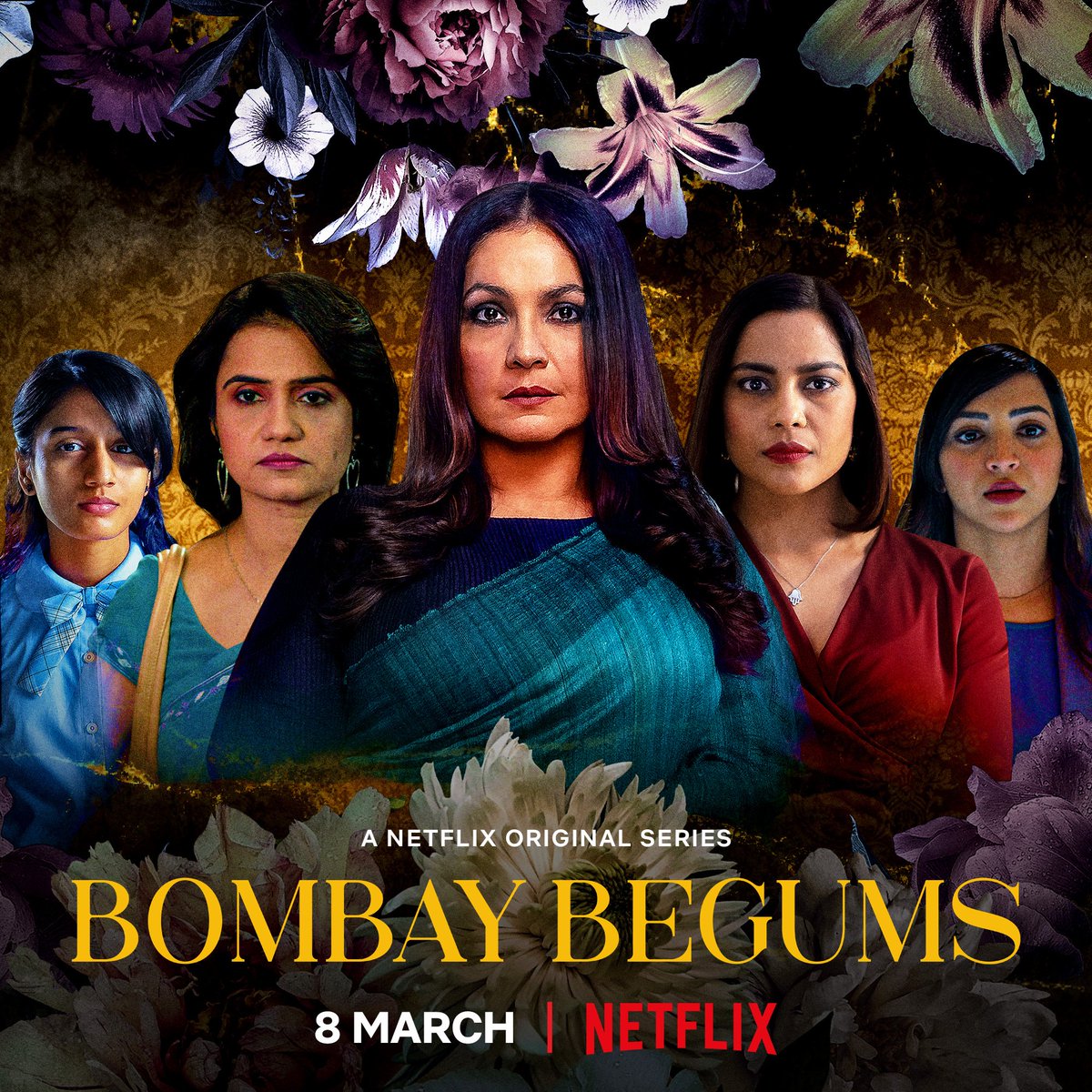 TheSouthMovies1's tweet photo. #BombayBegums arrives on @NetflixIndia on 8 March,  #InternationalWomensDay

What else can we say but - Perfect!!👌 

@PoojaB1972 @ShahanaGoswami @AmrutaSubhash #AadhyaAnand @PlabitaB @RahulBose1 @DanHusain #VivekGomber @alankrita601 @EndemolShineIND #Chernin https://t.co/OJOEICMhew
