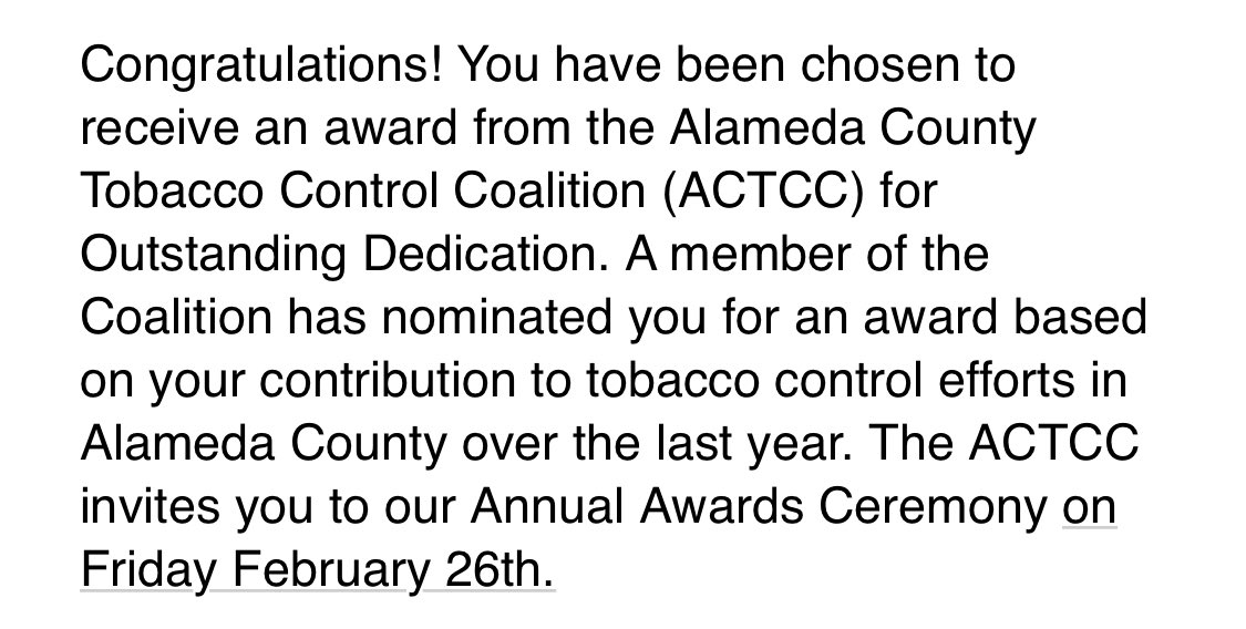 ACrosbie_FUSD's tweet photo. It is an honor to be recognized for work to protect children, 
alongside @llaney510  @vinita_verma and @DesrieCampbell https://t.co/yXzOGsdS5v
