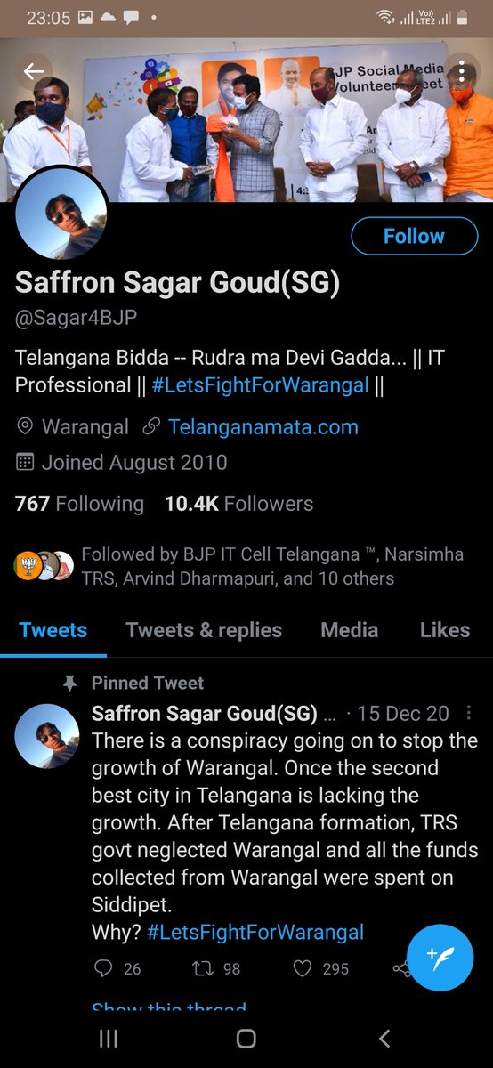 The poor guy has less followers & even lesser activity than his team members....Shockingly... Our Gutkesh  @Sagar4BJP  @hyndavi4nation  @priyathedentico  @GayathriBandar7 has more followers than himhow this is possible??one more proof that BJP followers are fools
