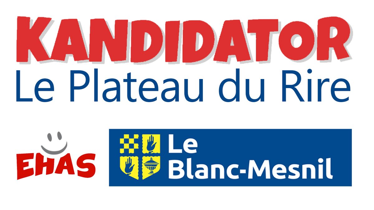 KANDIDATOR's tweet image. PLATEAU DU RIRE de KANDIDATOR au Théâtre du Blanc-Mesnil dlvr.it/RsJJbv