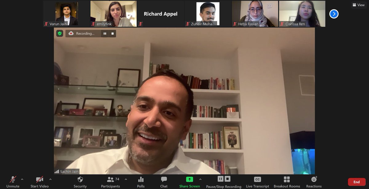 Thanks to @sacjai (no relation, I promise) for an illuminating discussion about promoting High Value Care (HVC) as a physician-leader! 

If you're interested in learning more about HVC, sign up for the @save_value listserv here: eepurl.com/heS1nr

#MedTwitter #HighValueCare