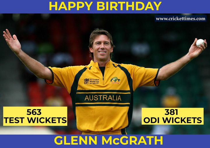 Happy Birthday, Glenn McGrath 