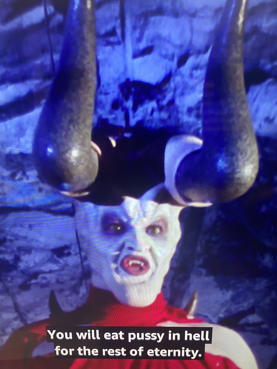 thebrianasman's tweet image. It’s like the demon from LEGEND had a baby with the moon face guy from NIGHTBREED and sent him to a finishing school run by Pinhead’s hornier little brother #eviled