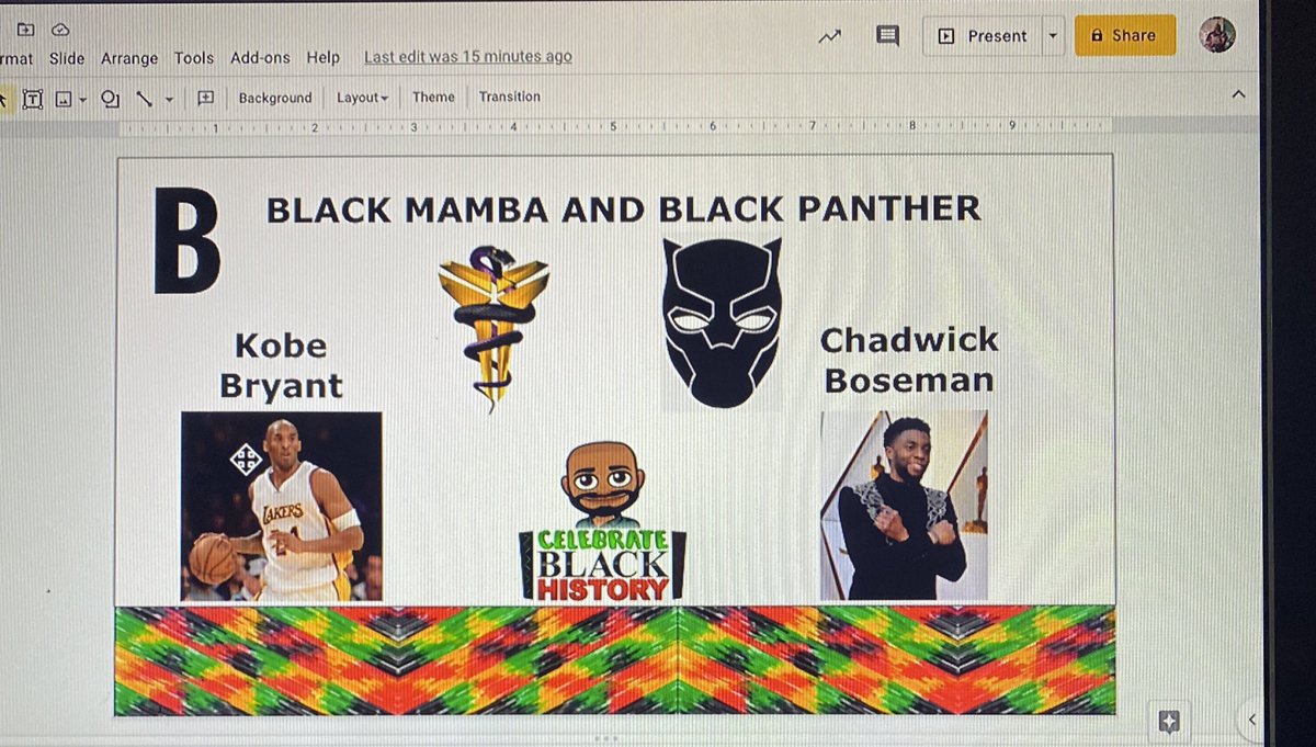misterBmorgan7's tweet photo. #abcsofBlackHistory today was B for #BlackMamba and #BlackPanther both men made their mark on this world, breaking barriers, challenging stereotypes and blazing trails for future generations. They both are forever in our hearts...#RESPREK @RES_Roadrunners https://t.co/5xjdljPpIy