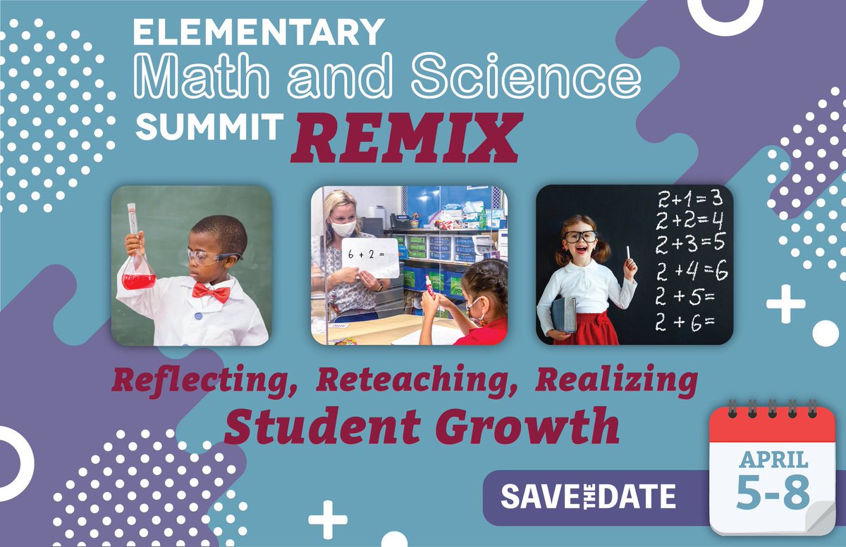 Ocanas20's tweet photo. Excited to announce our Math and Science Summit! Save the Date, stay tuned for upcoming updates. @HISD_ElemMath @nperez10 @TeamHISD @PughRamsHISD @ShermanES1 @Coop_Eagles #TheAmazingMathTeam๐โ๏ธ https://t.co/ytH9K9pfHt