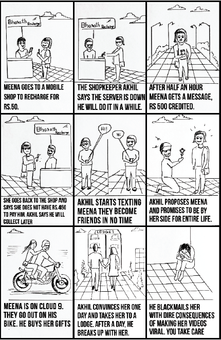  #UseCase 1: MOBILE RECHARGE SHOPMobile Recharge Shop is where scamsters can gain access to your cellphone number because you have provided it to the recharge vendor. They will misuse your number to call/ text you, exploit your ignorance or even emotionally manipulate you.