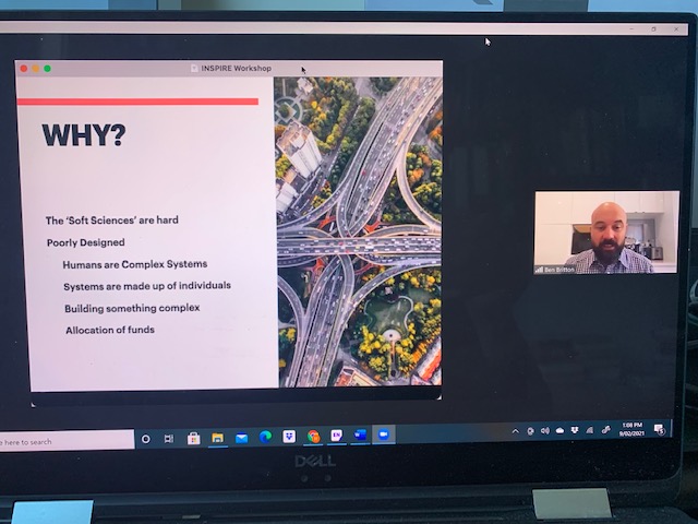 We have just wrapped up our inaugural INSPIRE webinar session on "Principles for effective health interventions". What a turn out! Thank you to our fantastic presenter Dr Ben Britton and to all who made this such a great success.