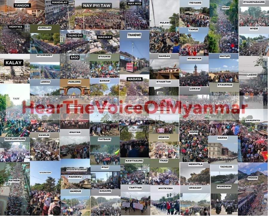 Mass Trending Party စပါပြီ❗❗
Hashtag နှင့်တကွ reply ​ပေးပါ။
Goal> 100 retweets &amp; 100 replies
HEAR OUR VOICE
#WhatsHappeningInMyanmar 
#Feb9Coup