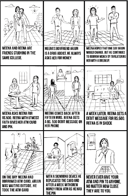  #UseCase 2: Debit Card/ Credit Card CLONINGDebit Card  #skimming happens when PIN is revealed to another person. A scamster who knows the PIN and has possession of the card even for a short while can replicate the card with a skimming device and withdraw cash.