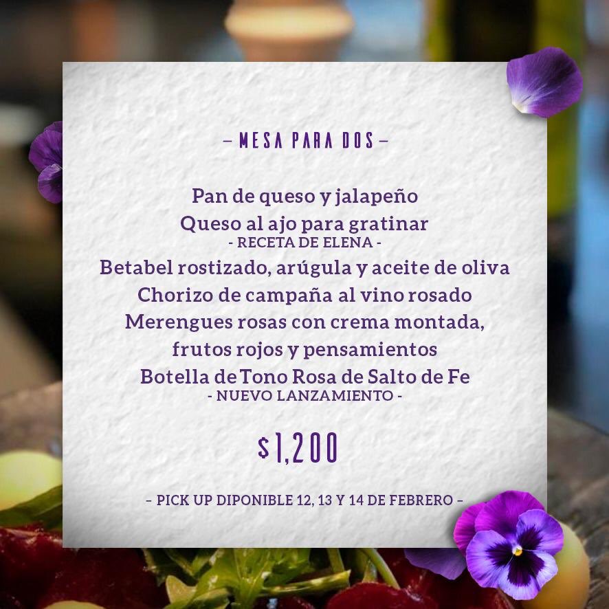 Este #14defebrero tenemos el menú perfecto para celebrar el amor en casa 💕. Ordena en línea y recoge en Nicos. Incluye un vino Tono Rosa de <a href="/VinosSaltodeFe/">VinosSaltodeFe</a> 🍷🍷🍷

Compre aquí: nicosmexico.mx/pedidos-en-lin…