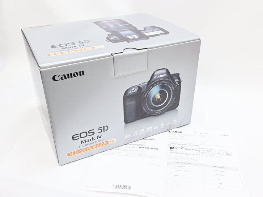 松坂屋カメラ 目玉商品 メーカーcanon 商品名 準新 Eos 5d Mark Iv Ef24 105l Is Ii Usm Kit 保印 価格 275 000円 程度 準新品 未使用品 Eos 5d Mark Iv レンズキット 21年1月25日の店舗印が入っています とてもお買い得な商品です 商品
