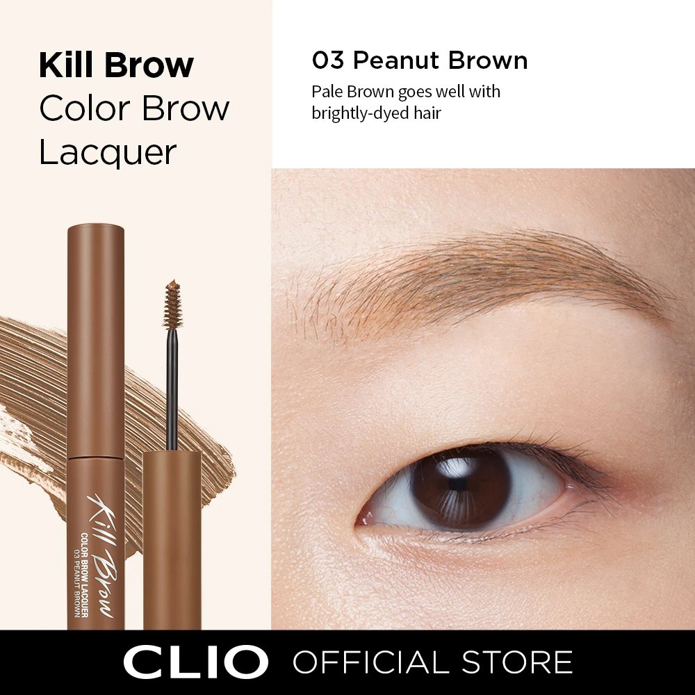 same eyebrow products as chan but in 03 peanut brown! ($19 and $14)