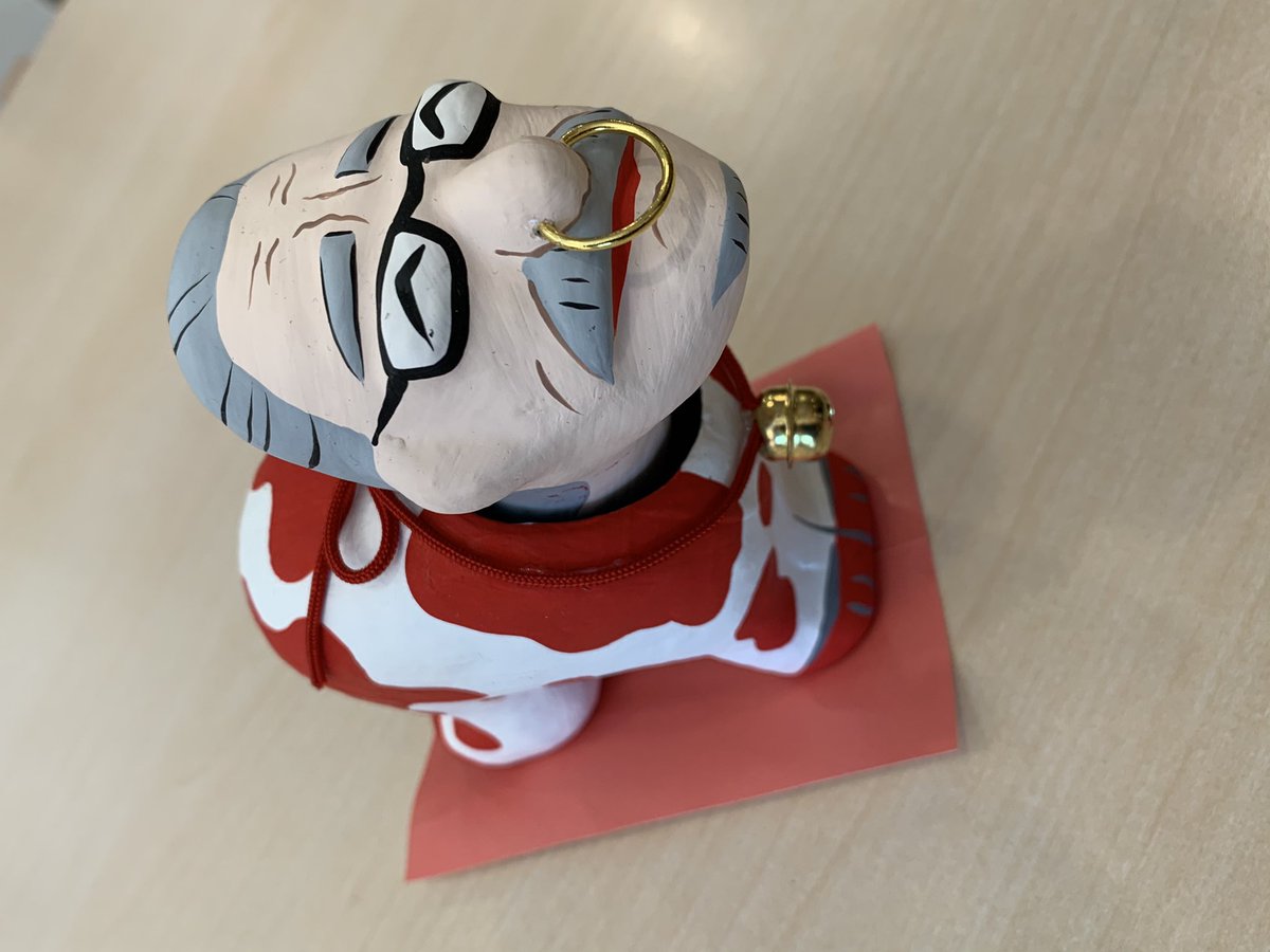 続報！新しい番組ノベルティ、丑年の大竹さんに因んだ、牛モチーフの