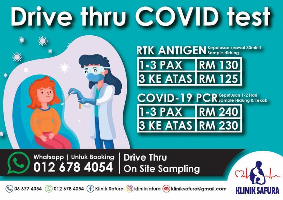 Pcr test anda klinik ACR Care