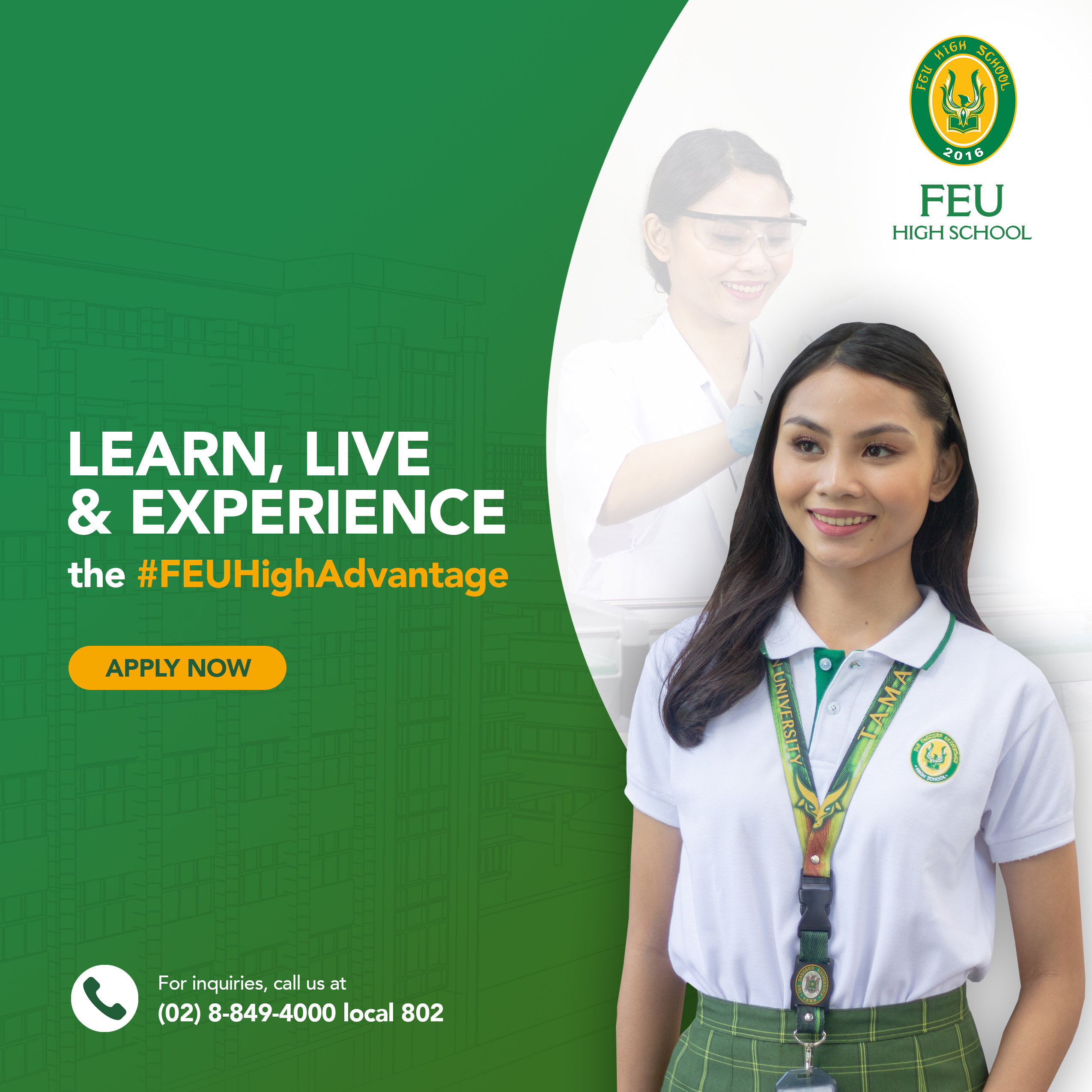 FEU High School on X: "Be a Baby Tamaraw. Learn, Live and Experience the  #FEUHighAdvantage!​ Register and apply now: https://t.co/95n0hhCrwZ.  https://t.co/nfbpHFGgKa" / X