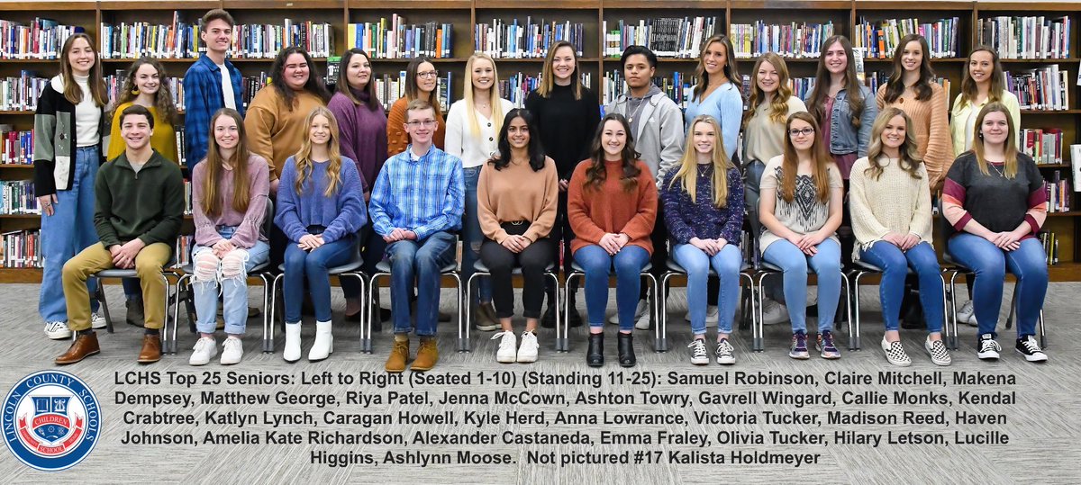 LCSchools1's tweet photo. Congratulations to LCHS Top 25 Seniors! #oneLC https://t.co/Q4Fv655kUZ