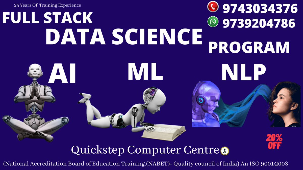 quickstep_r's tweet image. #Fulstackdatasciencetraining #fullstackdatascience #datascience #NLPTraining #nlpcoaching #AITraining #mltraining #artificialintelligence #datasciencetraining #machinelearning #machinelearningtraining