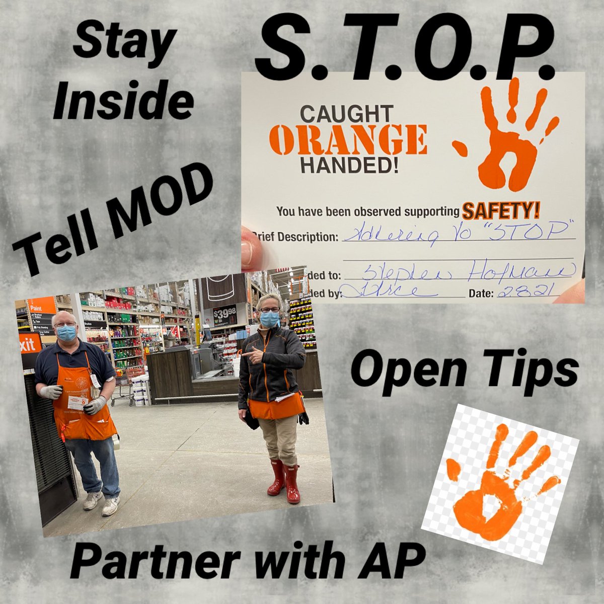 Thank you Steve for adhering to S.T.O.P.! 🛑 Great Job!! 👍#safetyispersonal @andycarbone01 @c_berms @patiaquinta @TheresaGoyon ⁦@SasekMike⁩ ⁦@tlarce⁩