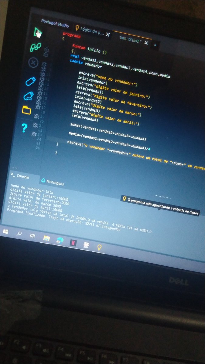 trsamorim's tweet image. A coisa é simples e super boba pra alguns, mas consegui sozinha 🥰
#pseudocodigo #programacao