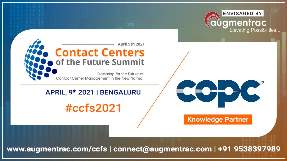 augmentrac's tweet photo. #ccfs2021 is proud to announce @COPC as a Knowledge partner, for more information please email us at connect@augmentrac.com
#copc #certification #qualityfirst #sixsigma #contactcenter #customersupport #omnichannel #outsourcingservices #bpoindustry #bposolutions https://t.co/dRB65vyeMx