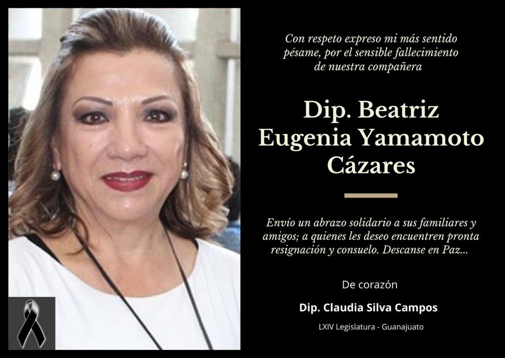 Con profundo pesar me uno en oración con familiares y amigos de <a href="/BettyYamamoto/">Betty Yamamoto</a> QEPD. Dios nuestro señor envíe pronto consuelo, ¡Les abrazo a la distancia!