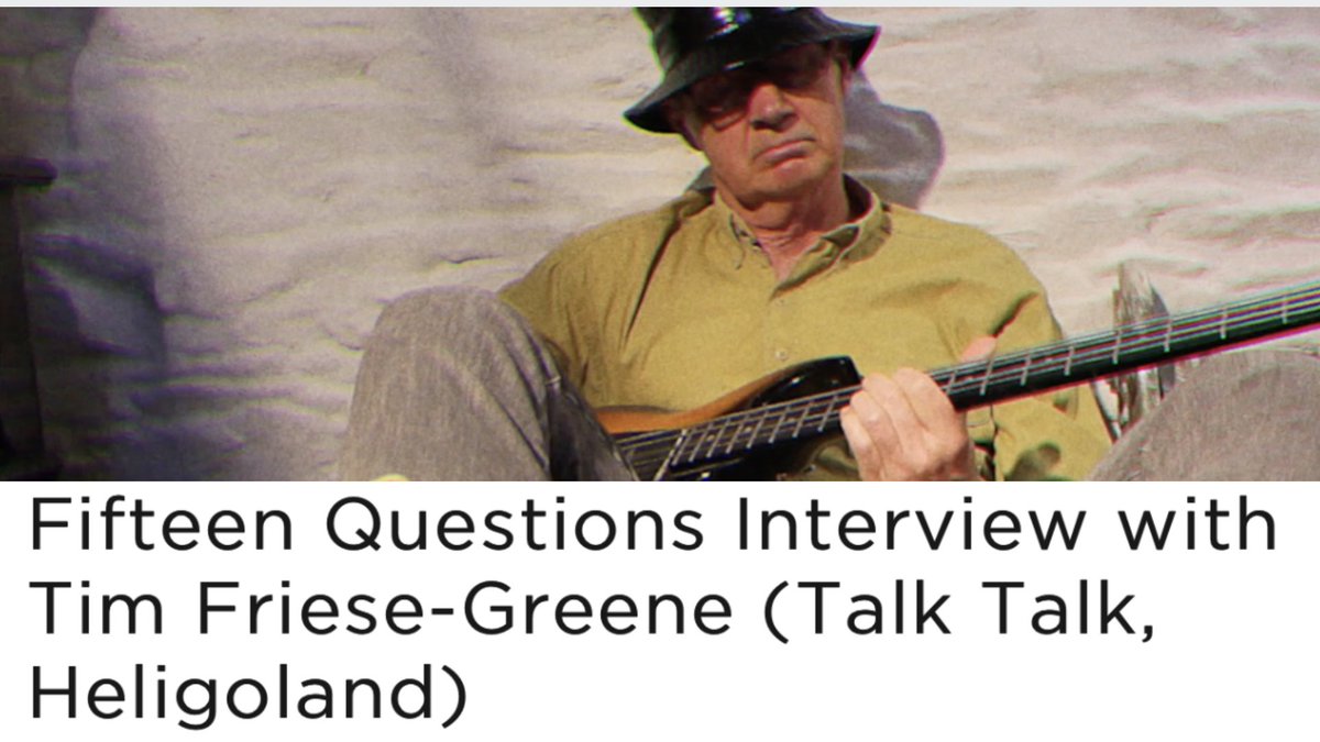 "I had to junk about an album's worth of material because I considered it too derivative of what I’d done previously with Talk Talk"

Tim Friese-Greene answers #15Questions about staying fresh, loving Pro Tools 5.2, doing <a href="/shdomestic/">Short-Haired Domestic</a> with wife Lee + more ~ tinyurl.com/e54ddfbu