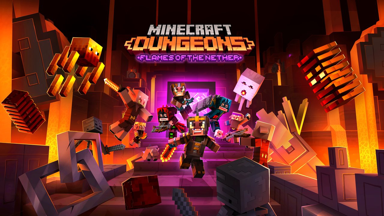 マインクラフト 日本公式 Minecraft Japan Minecraft Dungeonsプレイヤーのみなさん アツいニュースです 2月24日 水 新dlc Flames Of The Nether ネザーの炎 が登場します 最大規模の無料アップデートも準備していますのでご期待ください
