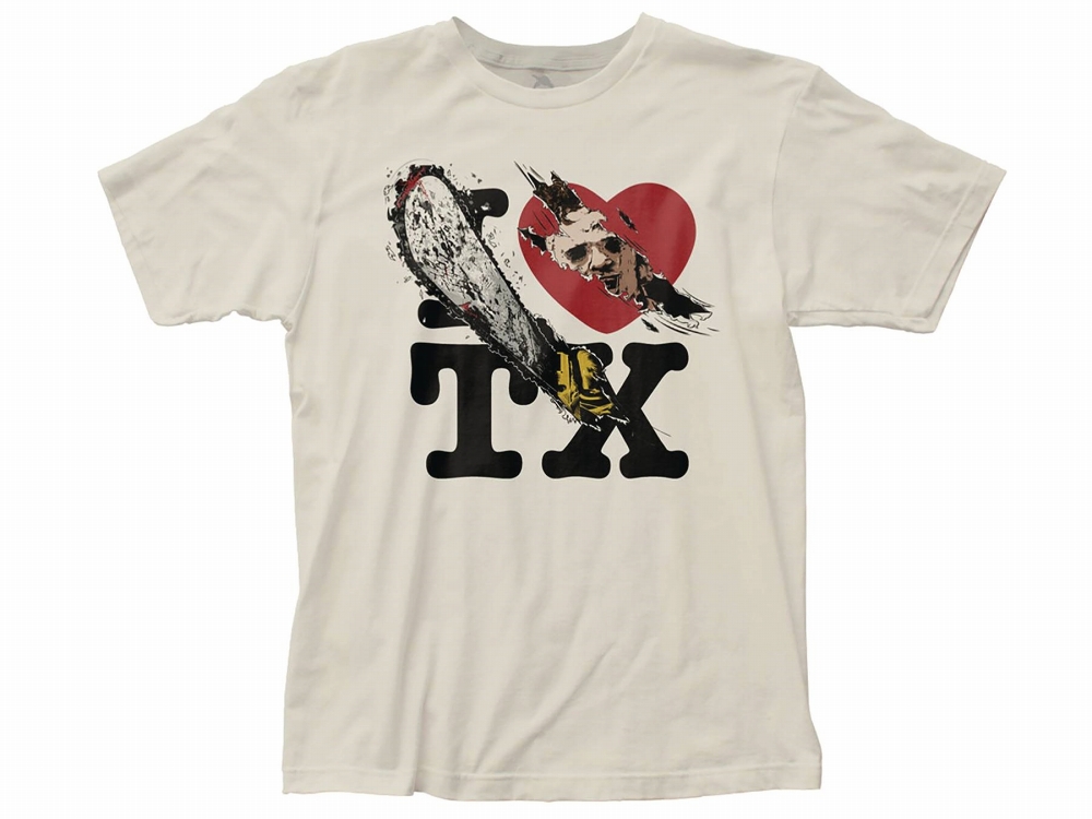 טוויטר 豆魚雷 בטוויטר おいでやす テキサス おこしやす テキサス よくある I Love なデザインのtシャツですが ハートをカチ割って こんにちはー するのはテキサス親善大使ババ ソーヤー君 ご存知 悪魔のいけにえ のレザーフェイス Tシャツを血