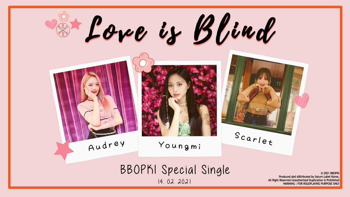 ㅤ
      𝑩𝒖𝒕 𝒘𝒉𝒆𝒏 𝑰 𝒔𝒆𝒆 𝒚𝒐𝒖, 𝑰 𝒔𝒎𝒊𝒍𝒆 𝒚𝒆𝒕 𝒂𝒈𝒂𝒊𝒏

                             ✦            

⠀⠀⠀     ⠀   𝑳𝒐𝒗𝒆 𝒊𝒔 𝑩𝒍𝒊𝒏𝒅 
       ⠀⠀      ⠀𝐁𝐁𝐎𝐏𝐊𝐈
       ⠀  ⠀    𝟷𝟺. 𝟶𝟸. 𝟸𝟶𝟸𝟷
       
。。。___________________  。。。

 ㅤ