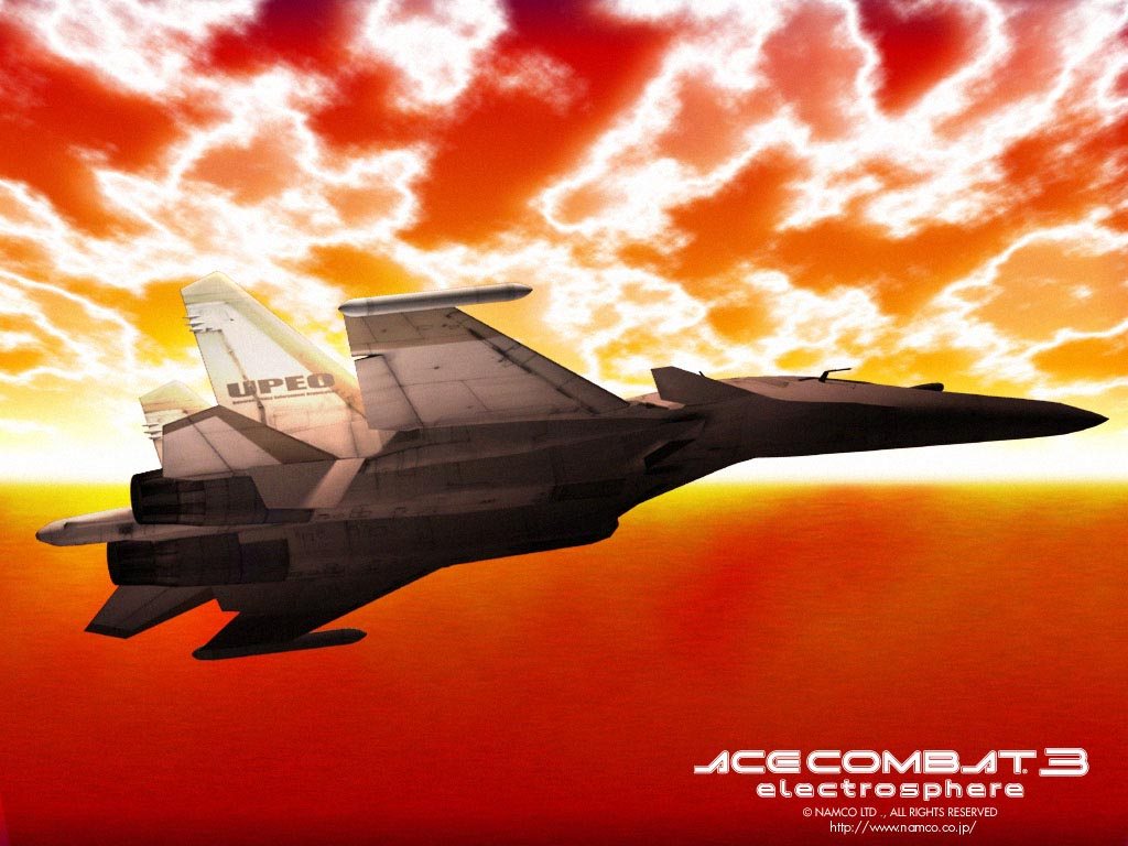 ProjectNEMO_'s tweet image. Official and original #acecombat3 wallpapers, from before the merger