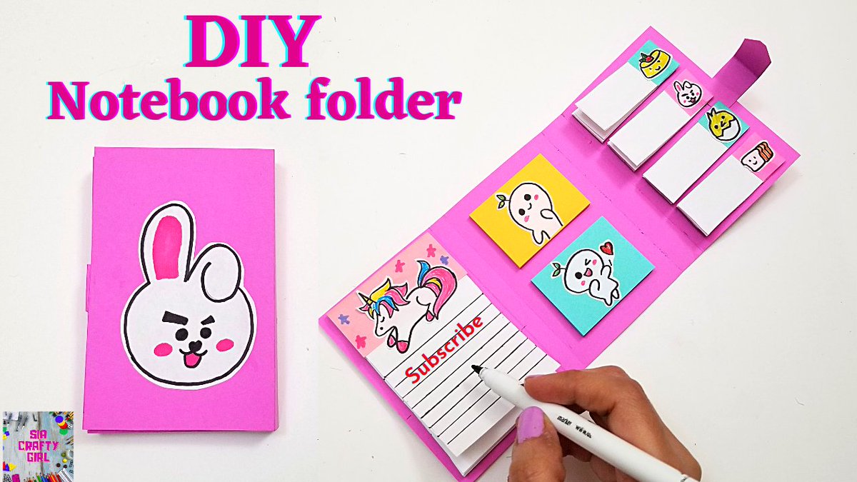 DIY notebook folder organizer/ Back to school craft
youtu.be/Bb9FOhPrFEU
#papercraft #notebook #organize