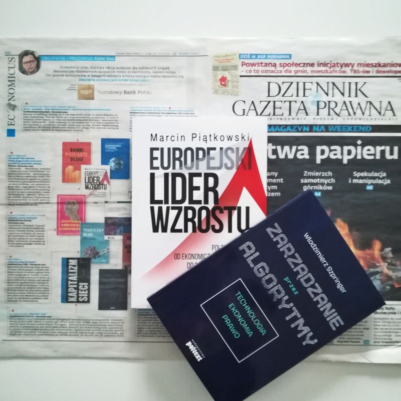 mmpiatkowski's tweet photo. Dziękuję bardzo za nominację mojej książki pt. "Europejski lider wzrostu. Polska droga of ekonomicznych peryferii do gospodarki sukcesu" w konkursie #economicus org. przez @DGPrawna @Poltext @RafalWos https://t.co/K9rzu3qF5e Angielska wersja jest tutaj: https://t.co/0VNZTROmjn https://t.co/cH8qSSjiBe