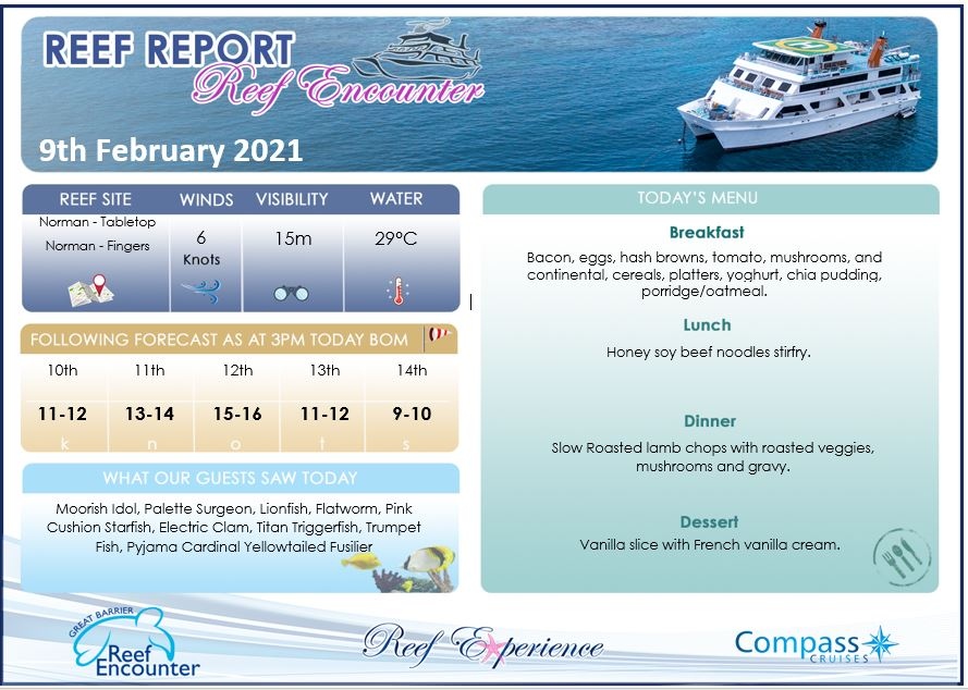 🖱 reefencounter.com.au
☎️  (07)4037 2700
 
#reefencounter #floatinghotel #sleeponthereef #bestcrewonthereef #holidayherethisyear 
#greatbarrierreeftours #greatbarrierreeftourscairns #australia #queensland #cairns