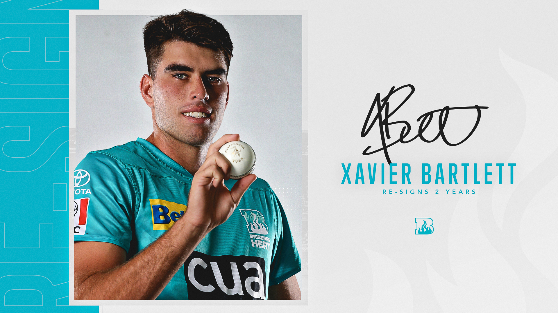 Brisbane Heat on X: "SIGNING NEWS | Impressive young quick, Xavier Bartlett  (aka 'Big X') is locked in for 2 more years! 🔒 👉 https://t.co/ZvtM5QqC2Y  #BringtheHEAT https://t.co/giFpFEjGgr" / X