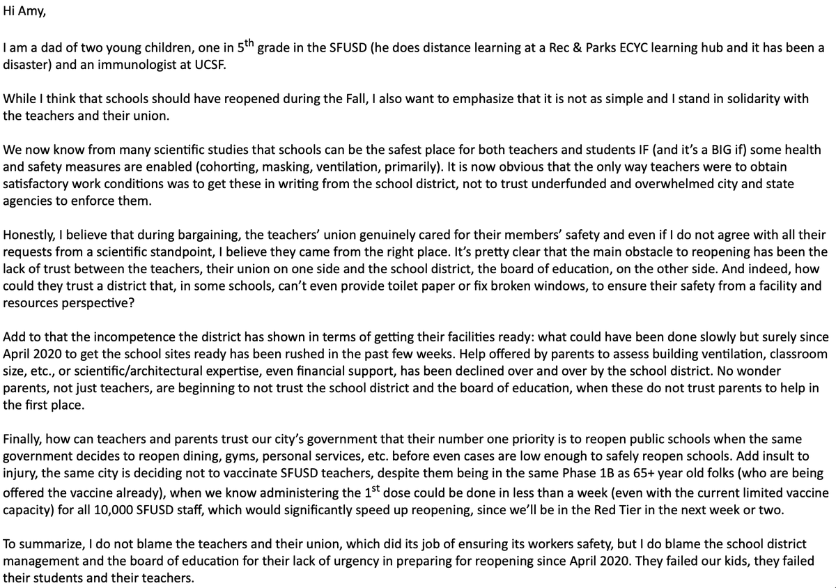 Anyway, I have many thoughts about school reopening in San Francisco, not always coherent (or maybe nuanced? I don't know anymore), and I shared them with Amy Graff today after her call to parents. Here they are.  https://www.sfgate.com/hdn/hrlm/p/fastly_redirect.html?dm=https%3A%2F%2Fwww.sfgate.com%2Fbayarea%2Farticle%2Fshould-Bay-Area-schools-reopen-COVID-pandemic-15927916.php
