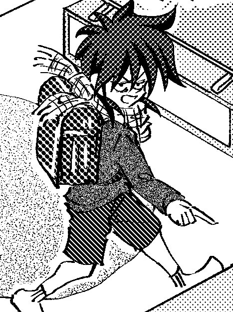 今日のしんじゅく:あぁぁぁあああ!
腹立つぅーはらたつ!wwwwww
なんなんぞこのランドセルのトーンwwwダメダメ!腹立つから却下!ズボンも却下!ぐああああああ全身が痒くなってきた!!!!!
やっぱしトーン向いてねーわぁあグレスケ良いですか!(泣)良いよ!(痒)
あぁ〜むかむかするぅwwww 