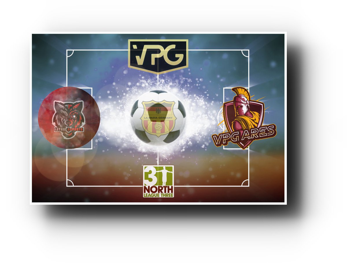 Heute Abend betritt La Masia Germany Neuland.  Wir starten in der VPG Europe. 
Es erwarten uns die Teams von Lethal Esports und Team Ares.
Wir sind schon voller Vorfreude, auf internationale Teams zu treffen :-) 
Gerne könnt Ihr unter Twitch.tv/weichsel_tv_ zuschauen.