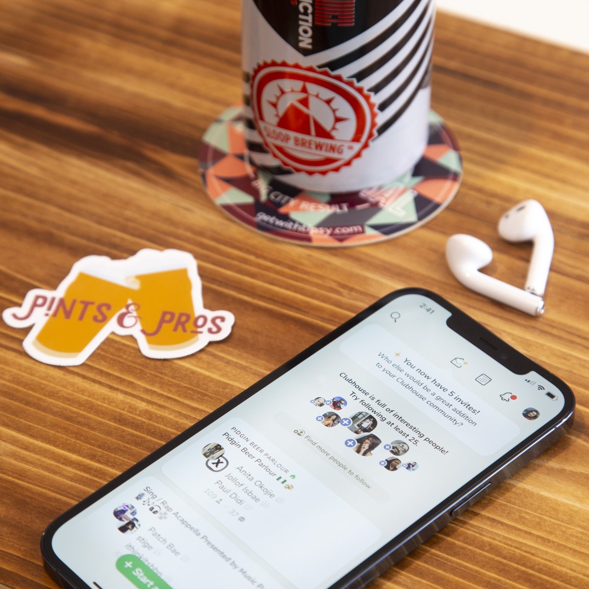 getwithtipsy's tweet photo. If you're on #clubhouseapp, join @mendezspera and Kelsey Stark every Monday at 5:30 PM EST for #Pints&Pros - happy hour conversations with small business owners on what's actually working for their brands. #getwithtipsy https://t.co/X6JivhwdIg