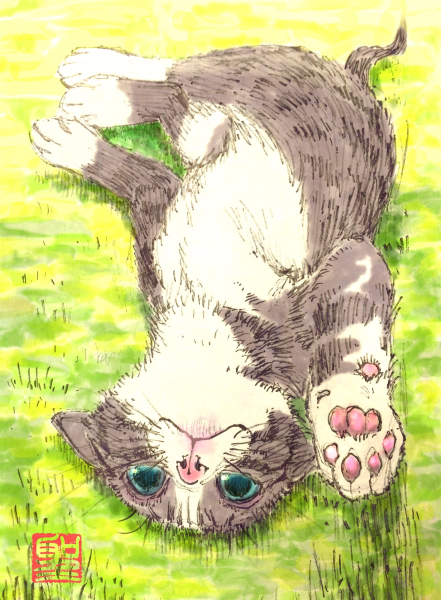 「古い猫絵詰め合わせ⑩ 」|CatCuts ✴︎日々猫絵描く漫画編集者のイラスト