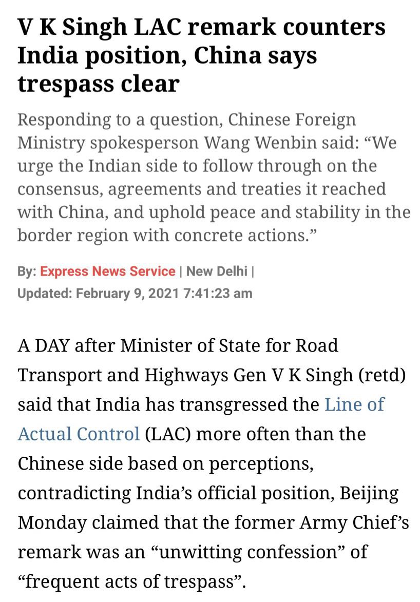 Why is a BJP minister helping China make a case against India? He should’ve been sacked. Not sacking him means insulting every Indian Jawan.