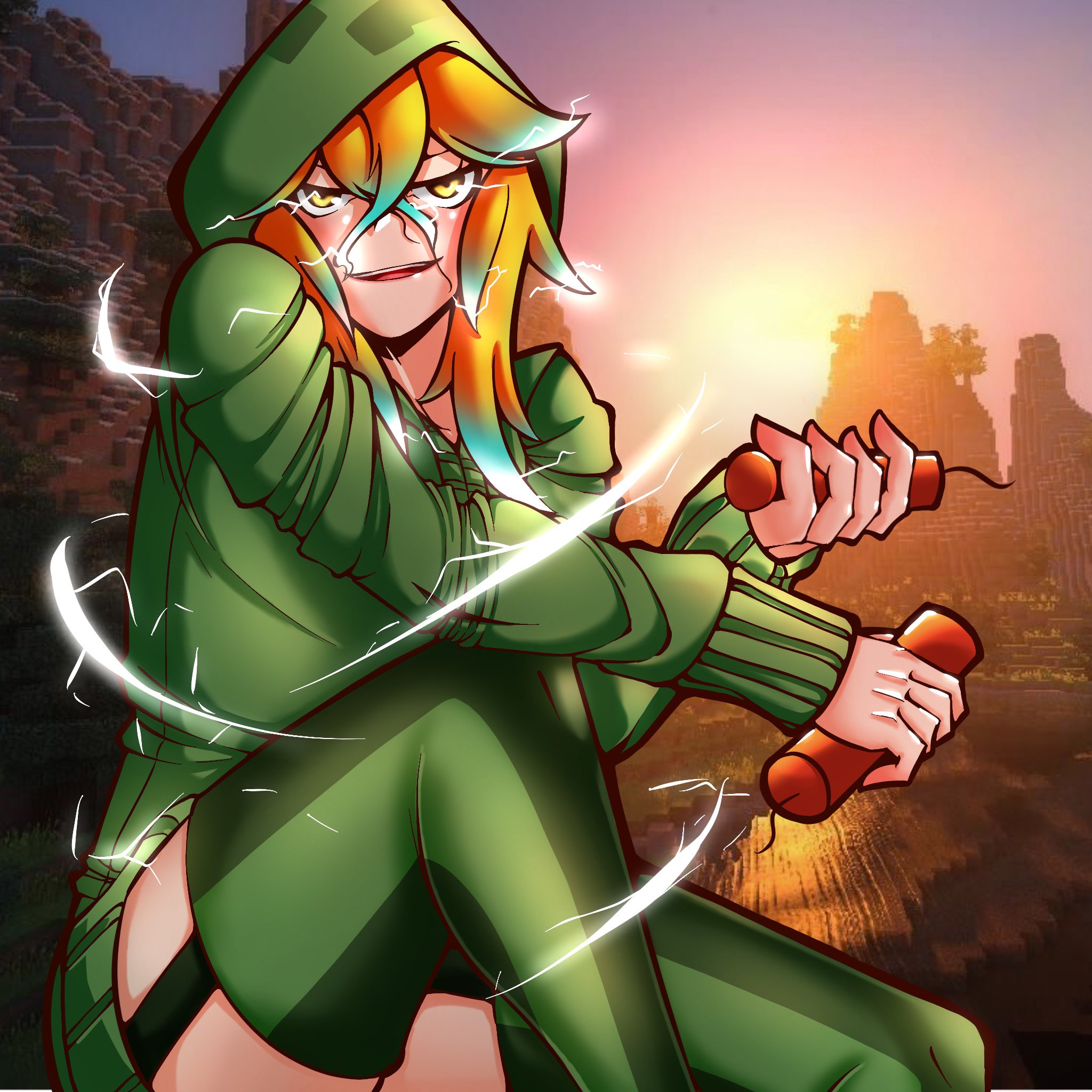 Charged Cupa The Creeper JINX Minecraft Crafter Series Charged Creeper