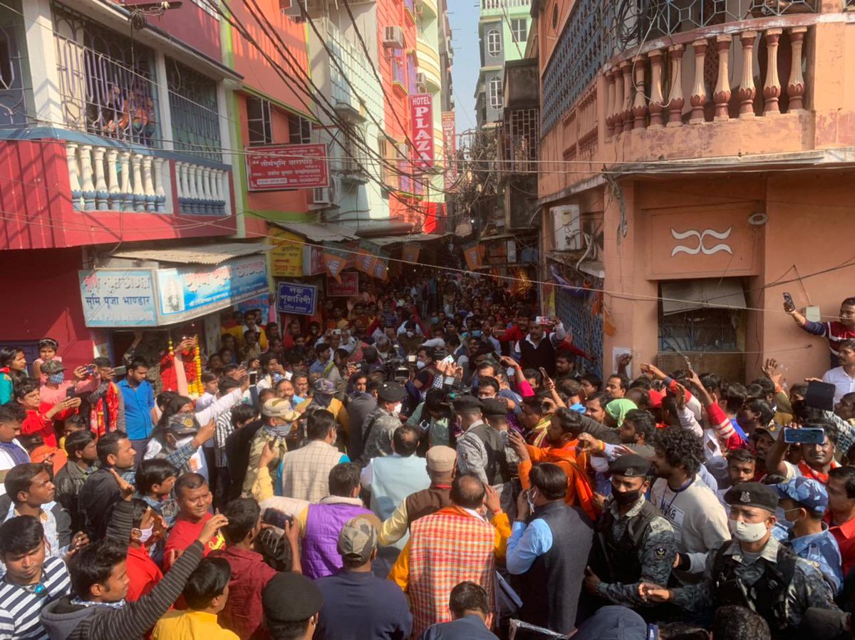 DilipGhoshBJP's tweet photo. Honorary National President Shri @JPNadda ji offered his humble Puja to Tara Maa-  "The Shakti" at Tarapith to annihilate the evil shadow of demonic power from our State and prayed for the overall well being of the people. https://t.co/ghs2J83ICj