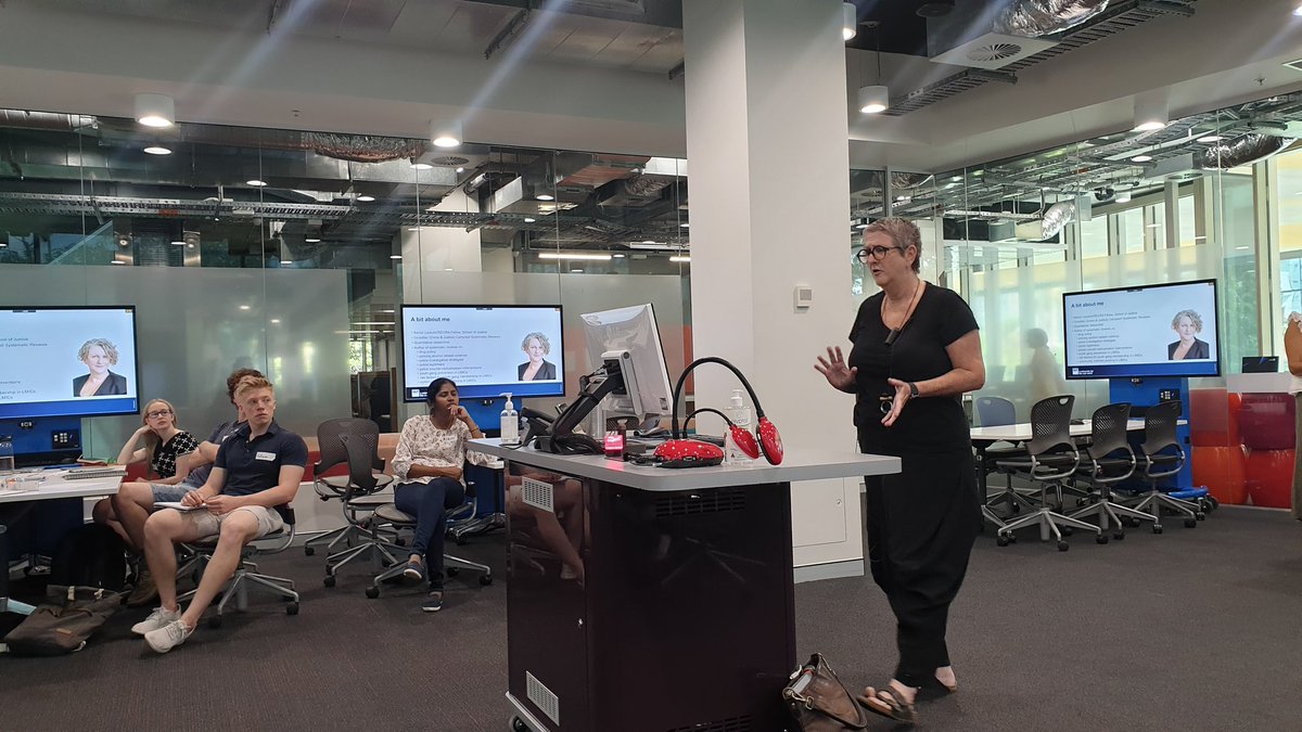 Summer of Justice

 I'm glad to have a masterclass on Systematic Reviews led by  criminology expert finally! Thank you @anghigginson 
#QUTC4JSummer21