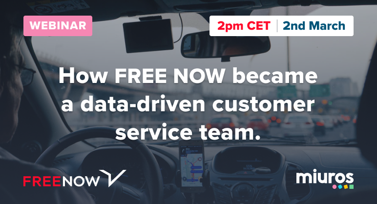 Webinar with <a href="/FreeNow_UK/">FREENOW UK</a> ! 
See how the #1 tax app in Europe became a data-driven customer service team!
us02web.zoom.us/webinar/regist…