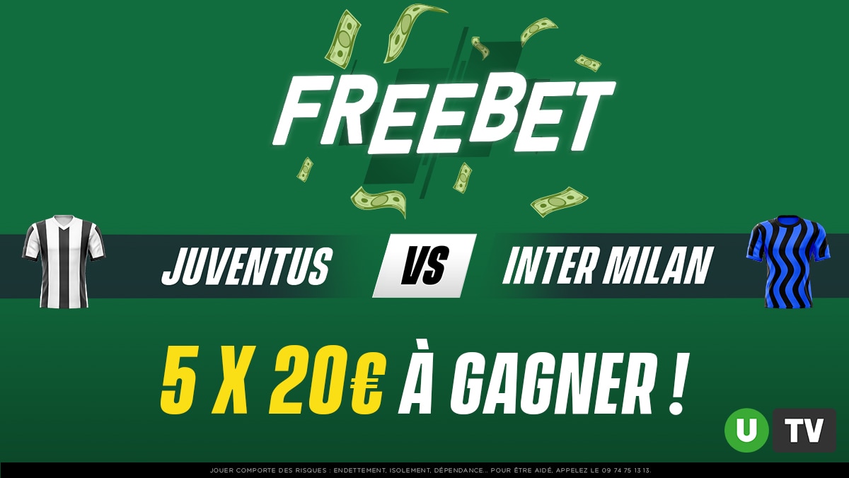 UnibetFrance's tweet photo. ⚽🤑 5 x 20€ à gagner pour #JuveInter ! Qui va se qualifier en finale de la Coupe d'Italie ? 🏆

👉 RT + #FreebetUnibet + Pseudo pour participer. 
⏳ Fin du jeu à 20h45.
🍀 TAS mercredi. https://t.co/FWk8pUa0jH